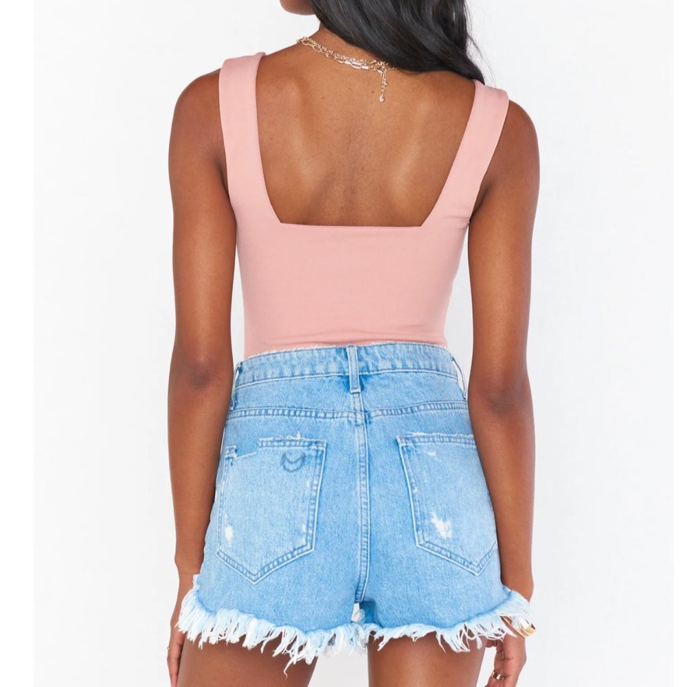 Show Me Your Mumu Dory Bodysuit in Dusty Pink Size Small - Picture 3 of 11